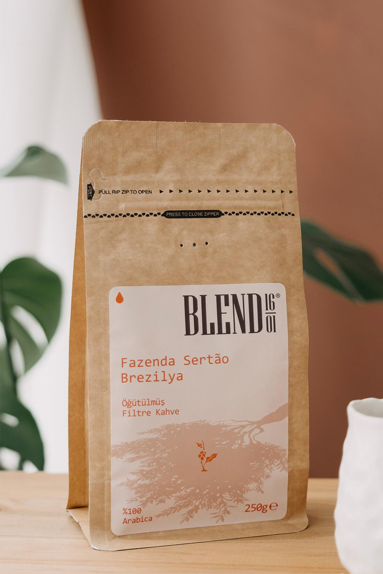 Brezilya Fazenda Sertao Filtre Kahve 250 g (Öğütülmüş)