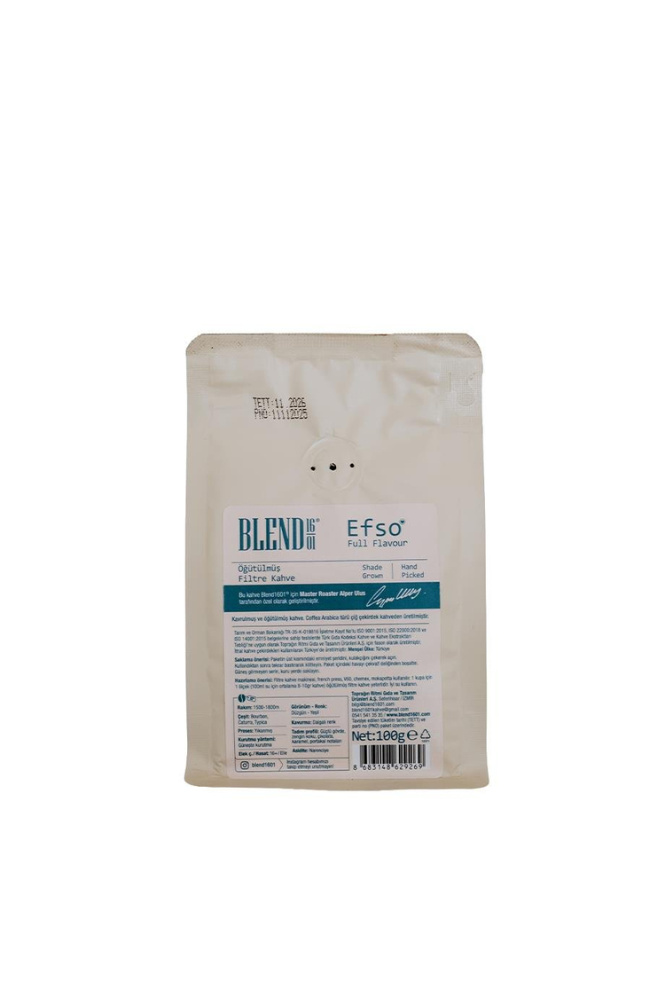 Efso Blend Filtre Kahve 100g (Öğütülmüş)