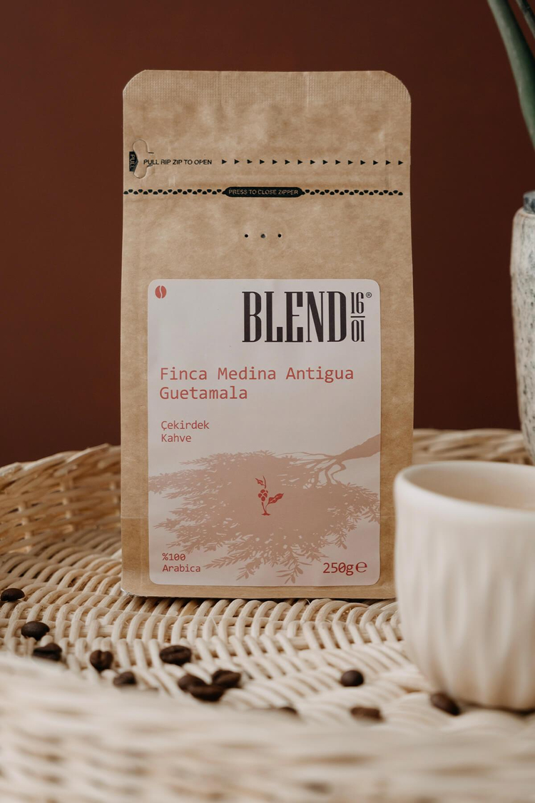 Guatemala Finca Medina Çekirdek Kahve 250 g 