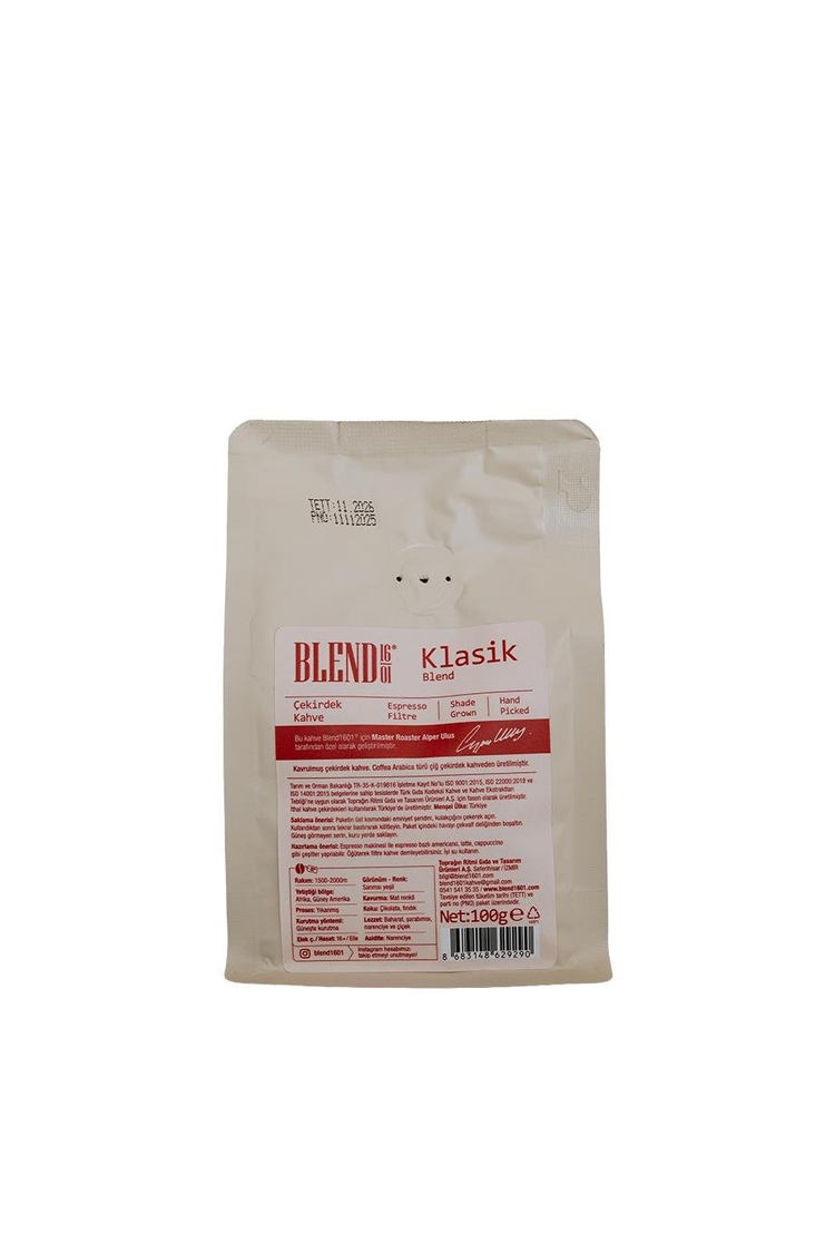 Klasik Blend Çekirdek Kahve 100g