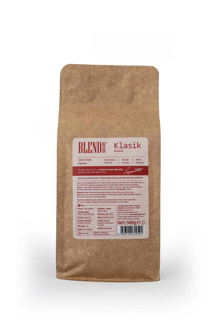 Klasik Blend Çekirdek Kahve 500 g