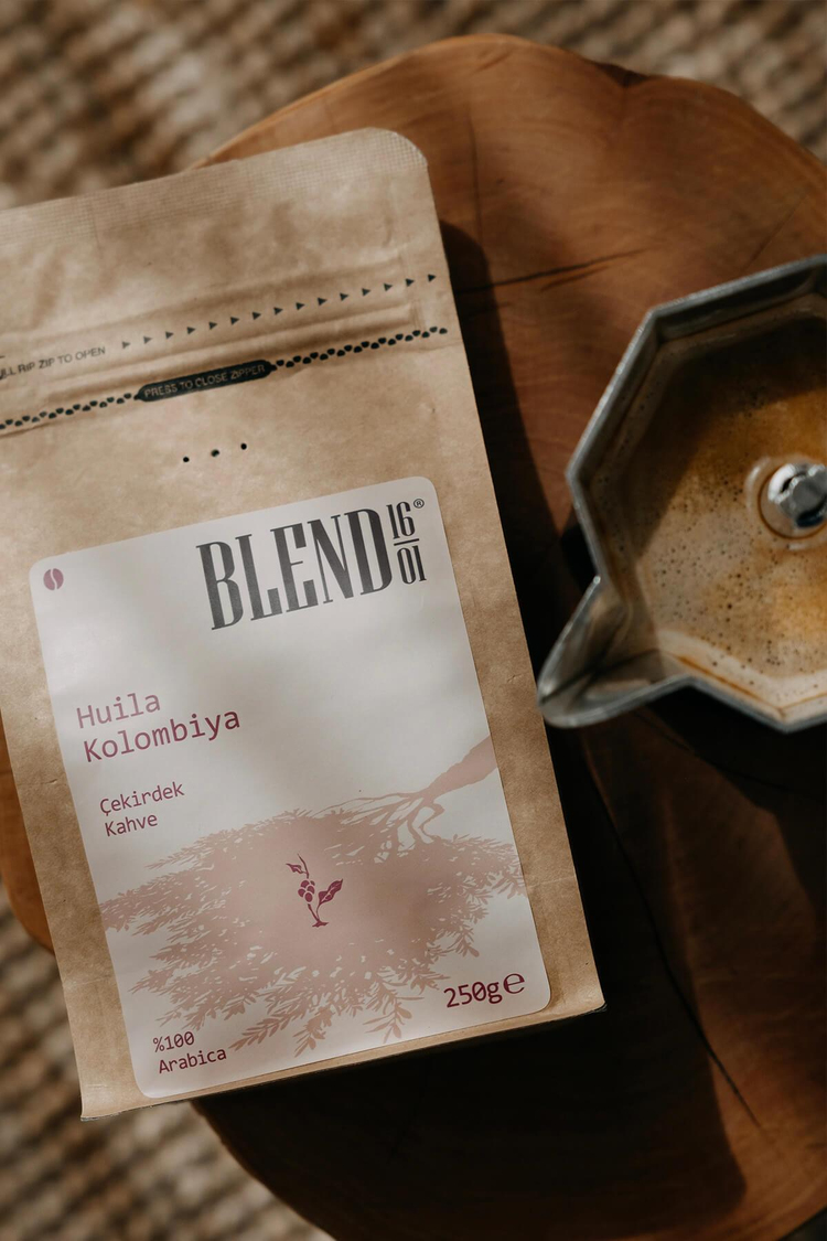 Kolombiya Huila Çekirdek Kahve 250 g 