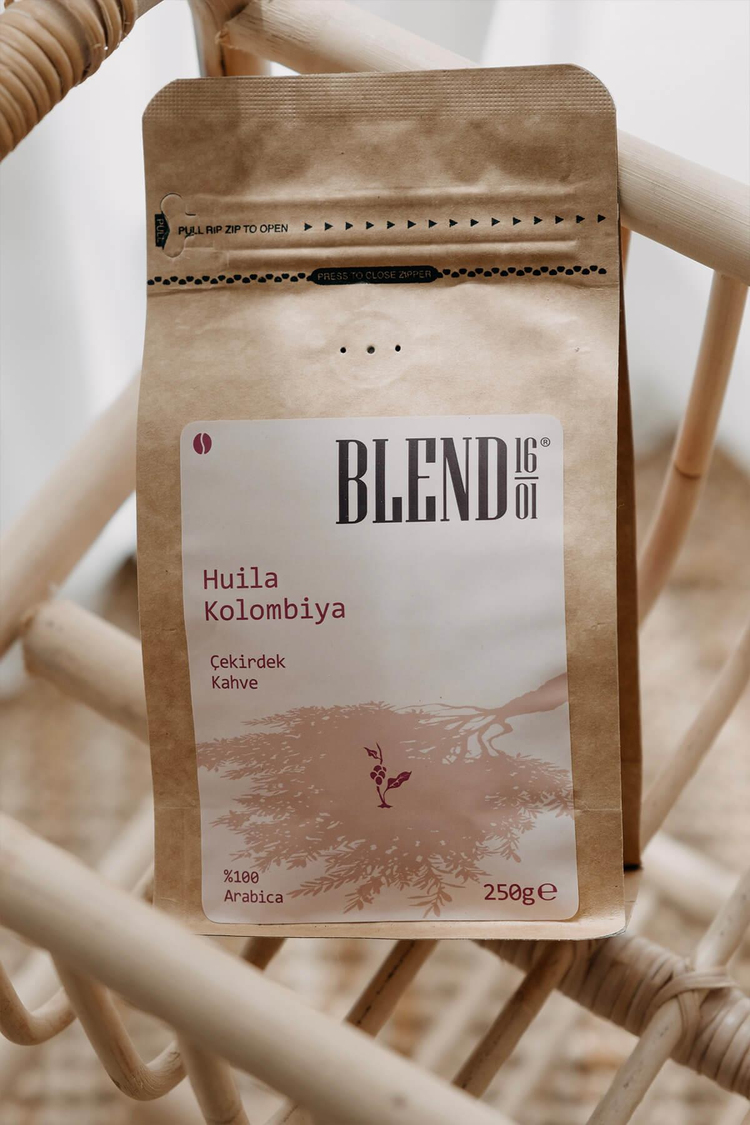 Kolombiya Huila Çekirdek Kahve 250 g 