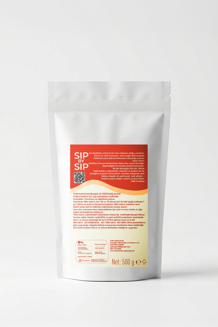 Sip by Sip Filtre Kahve 500gr Çikolata & Badem Tadıyla 