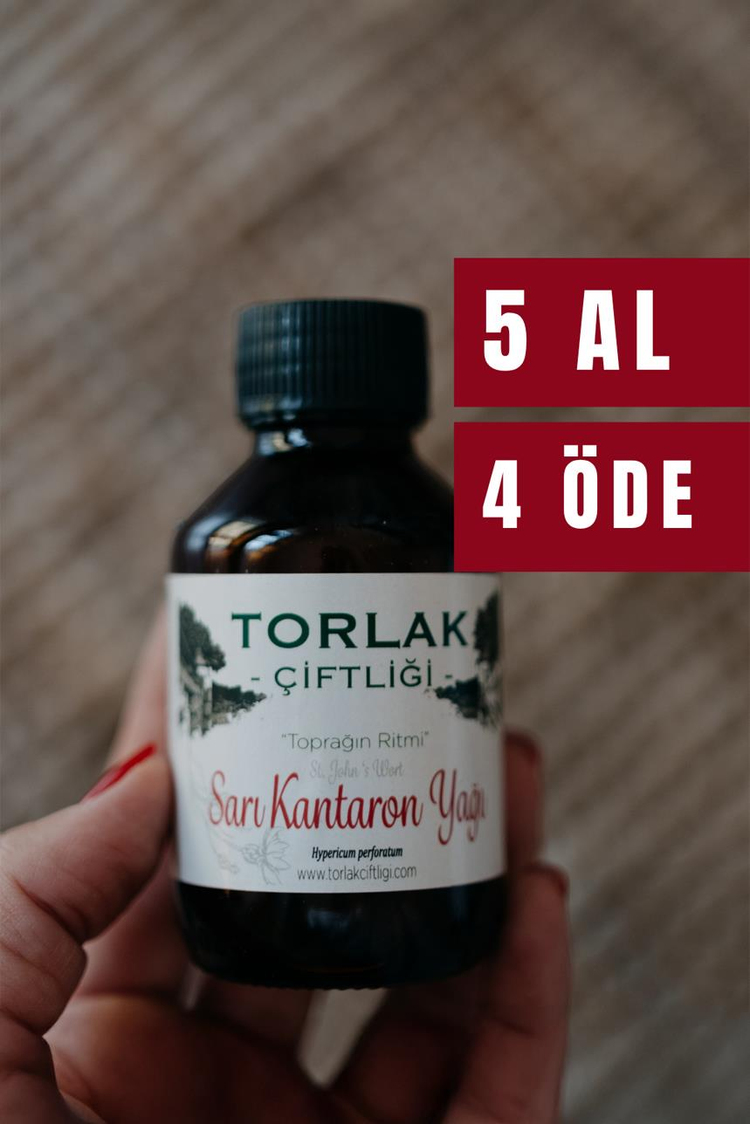 Torlak Çiftliği  5 Al 4 Öde Sarı Kantaron Yağı