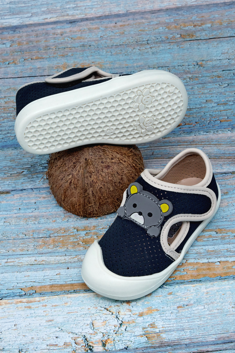 Ayıcık Detaylı Rahat Kalıp İlk Adım Sneaker Kız Çocuk Lacivert Sneaker TBARZ1100