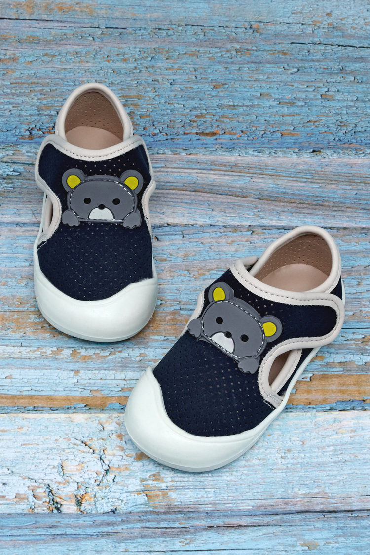 Ayıcık Detaylı Rahat Kalıp İlk Adım Sneaker Kız Çocuk Lacivert Sneaker TBARZ1100