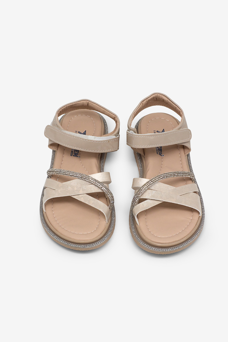Çoçuk Çarpraz Bağlı Sandalet Çocuk Unisex Sedef Sandalet TBARZ1060