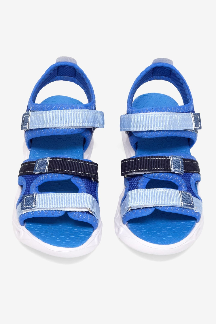 Çocuk Renkli Rahat Kalıp Sandalet Çocuk Unisex Kot Mavi Sandalet TBARZ1030