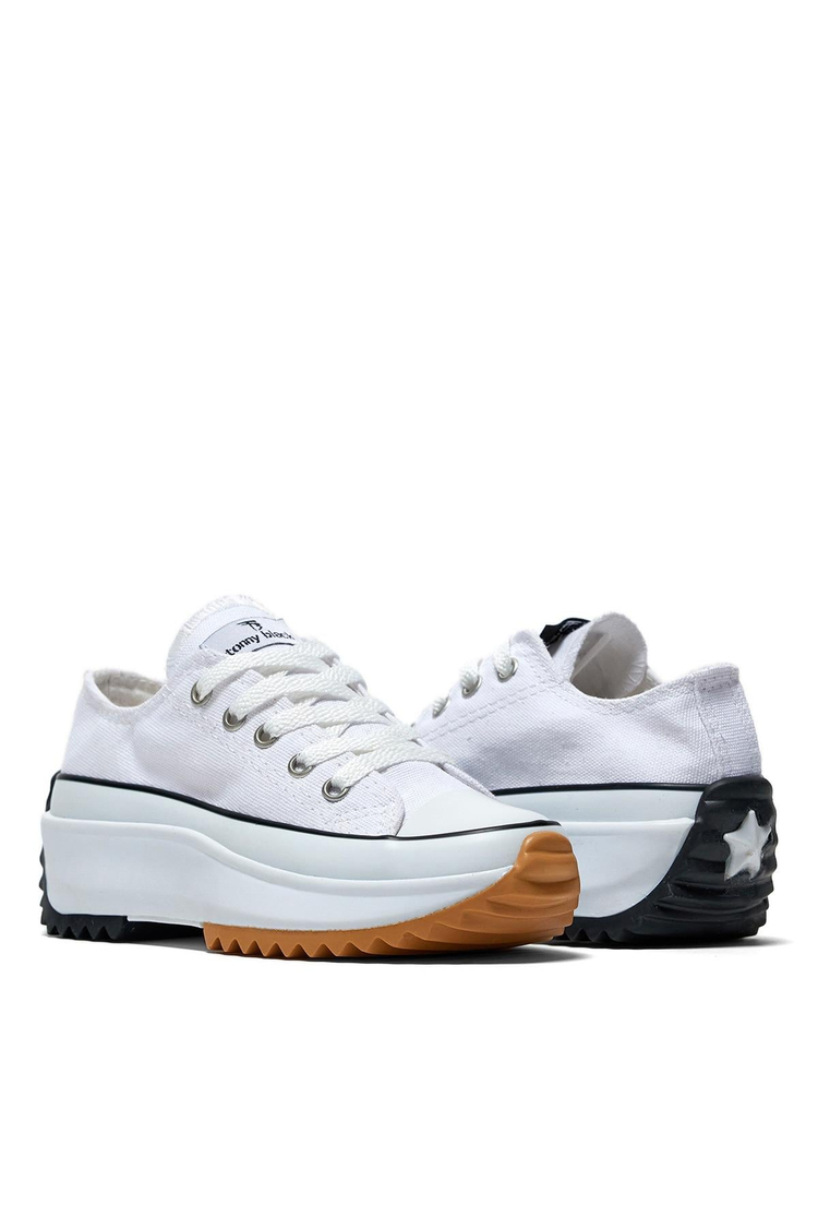 Çocuk Unisex Beyaz Rahat Kalıp Sneaker