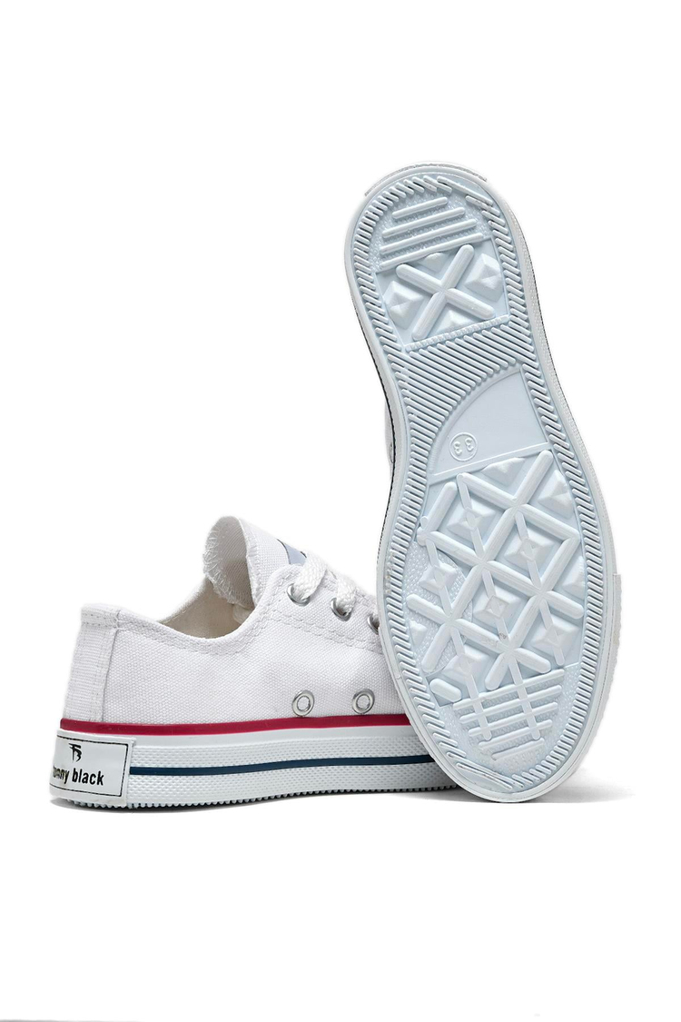Çocuk Unisex Beyaz Rahat Kalip Sneaker Ayakkabi