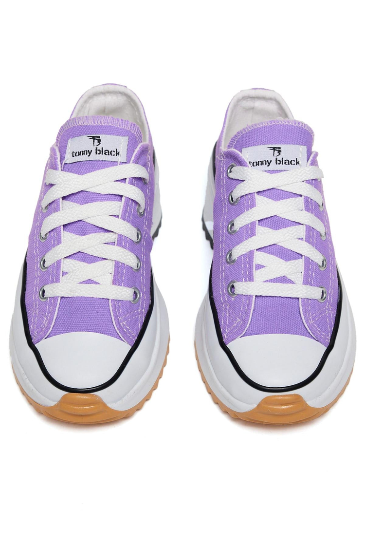 Çocuk Unisex Lila Rahat Kalıp Sneaker