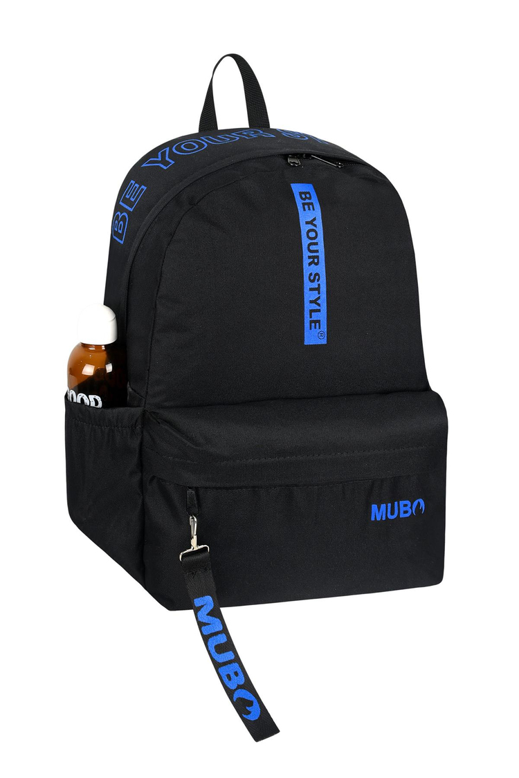 Geniş Hacimli Günlük ve Okul Kullanımına Uygun Unisex Siyah Sax Sırt Çantası TBPWCNT005