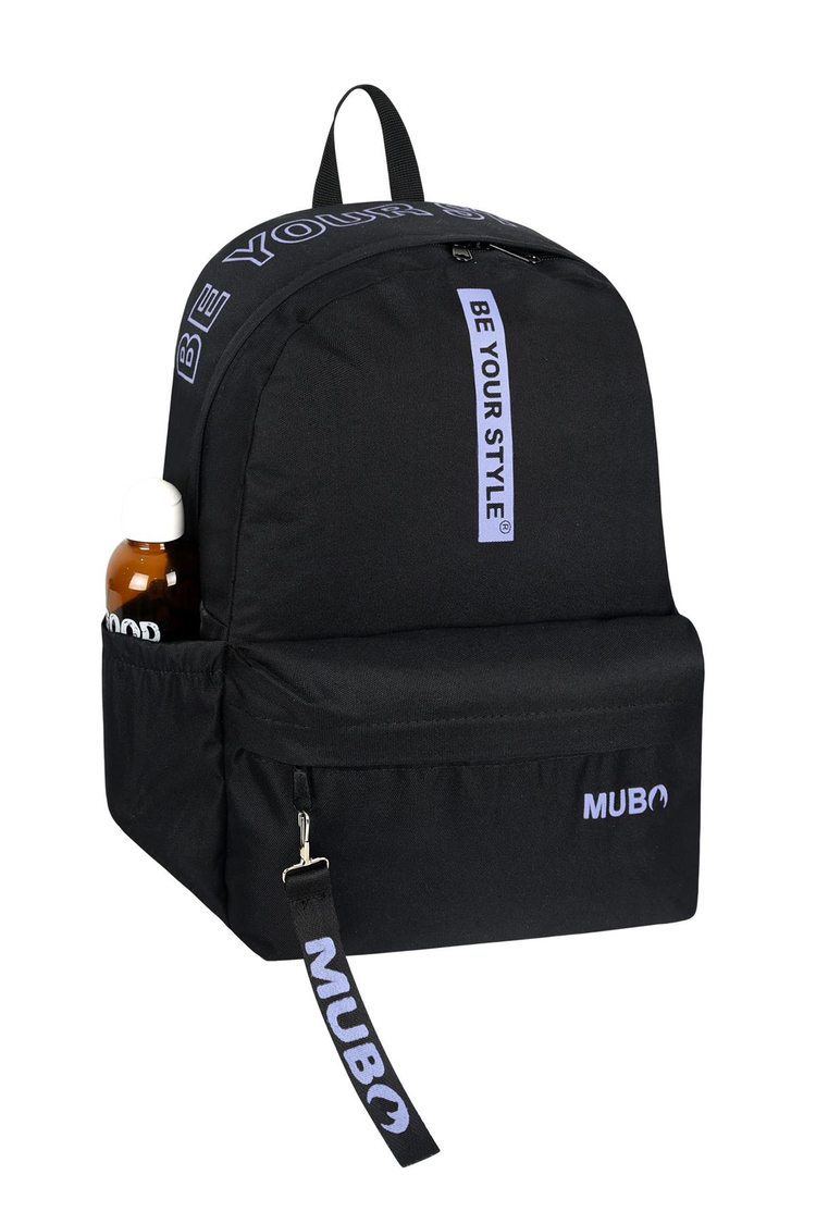 Geniş Hacimli Günlük ve Okul Kullanımına Uygun Unisex Siyah Gri Sırt Çantası TBPWCNT005