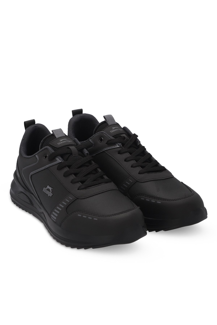 GOLDEN I Büyük Beden Erkek Siyah Siyah Sneaker SA24RE003