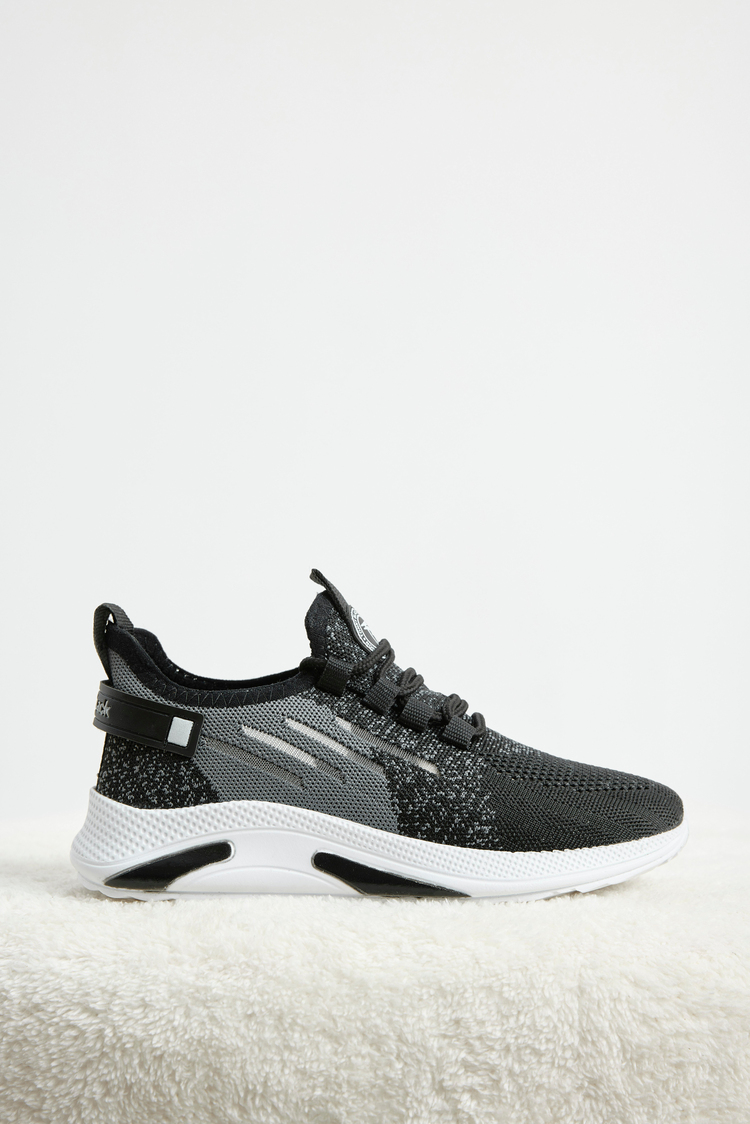 Hafif Taban Nefes Alabilir Rahat Spor Ayakkabı Unisex Siyah Beyaz Spor Ayakkabı TBTKLC030
