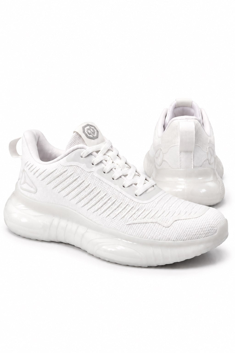 Hava Yastığı Detaylı Bağcıklı Sneaker Erkek Beyaz Sneaker TBNORA