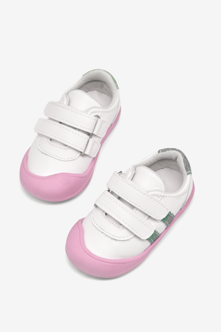 İlk Adım Cırtlı Snaker Çocuk Unisex Beyaz Gökkuşağı Sneaker TBARZ1110