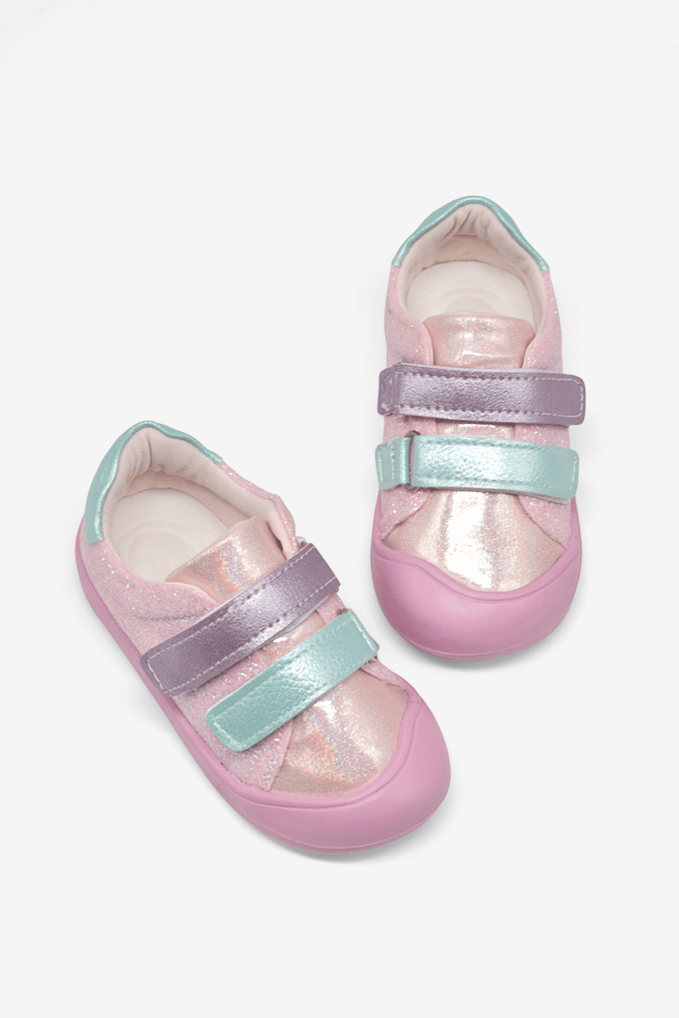 İlk Adım Taşlı Rahat Kalıp Sneaker Kız Çocuk Pembe Lila Sneaker TBARZ1095