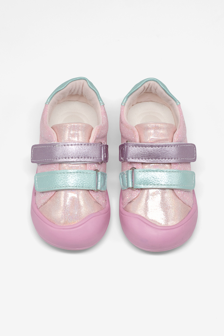 İlk Adım Taşlı Rahat Kalıp Sneaker Kız Çocuk Pembe Lila Sneaker TBARZ1095