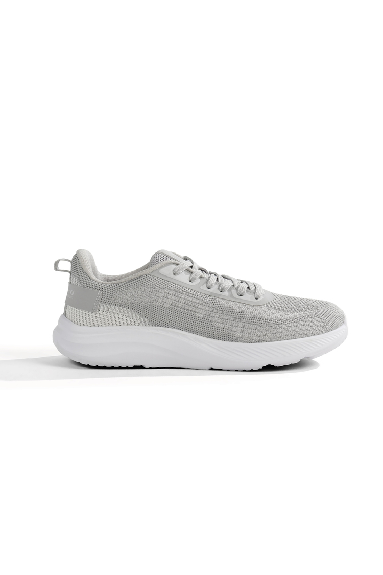 Nefes Alabilen Bağcıklı Sneaker Erkek Gri Sneaker TBPDR
