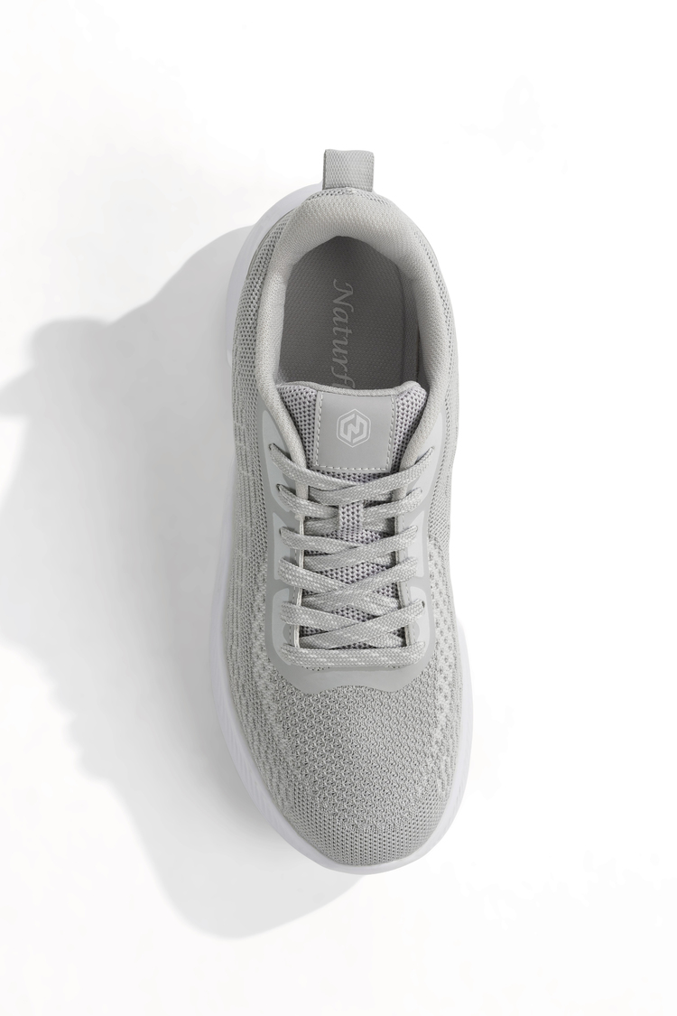 Nefes Alabilen Bağcıklı Sneaker Erkek Gri Sneaker TBPDR