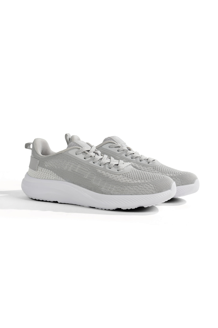 Nefes Alabilen Bağcıklı Sneaker Erkek Gri Sneaker TBPDR