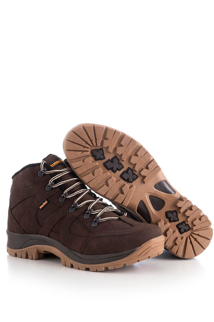 Rahat Kalıp Bağcıklı Unisex Kahve Trekking Bot V2RTS-0