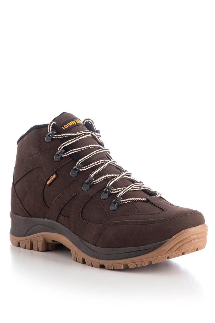 Rahat Kalıp Bağcıklı Unisex Kahve Trekking Bot V2RTS-0