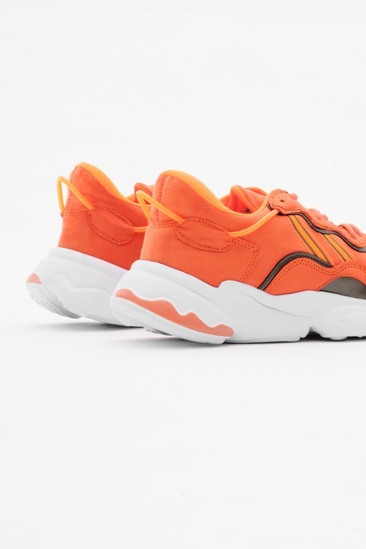Rahat Kalıp Yüksek Taban Şeritli Bağcıklı Unisex Oranj Spor Ayakkabı TB248-0K