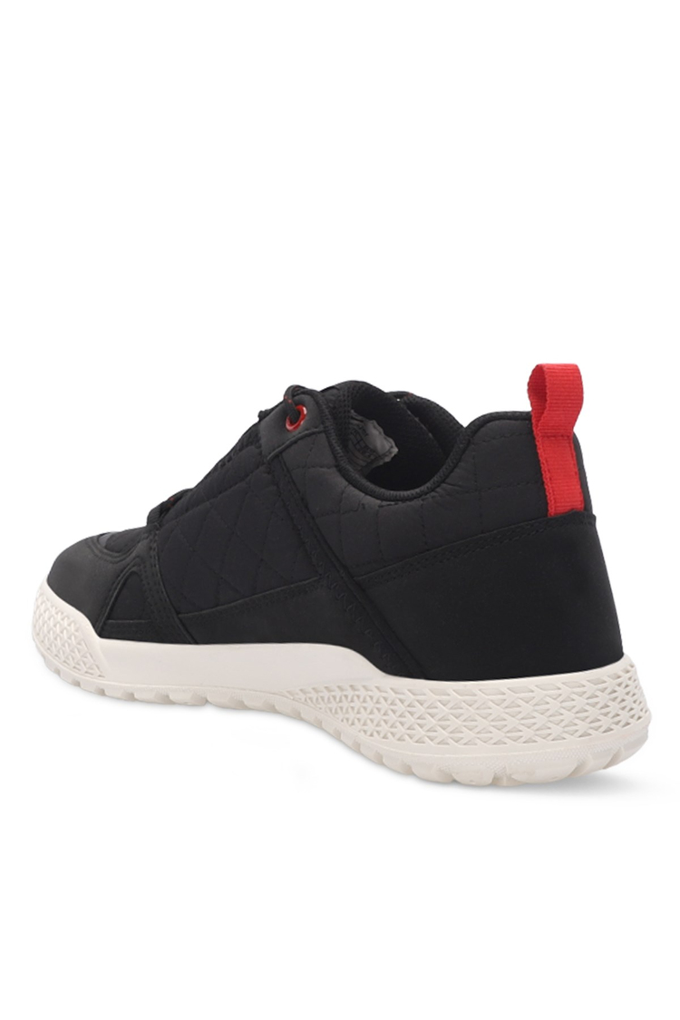 TERENTIY IN Erkek Siyah Kırmızı Sneaker SA24OE073