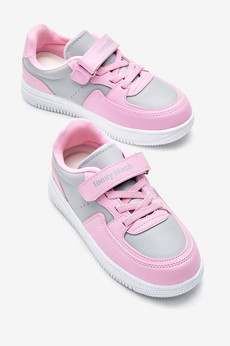Termo Taban Cırtlı Lastik Bağcıklı Çocuk Unisex Buz Pembe Spor Ayakkabı TBTMKD030