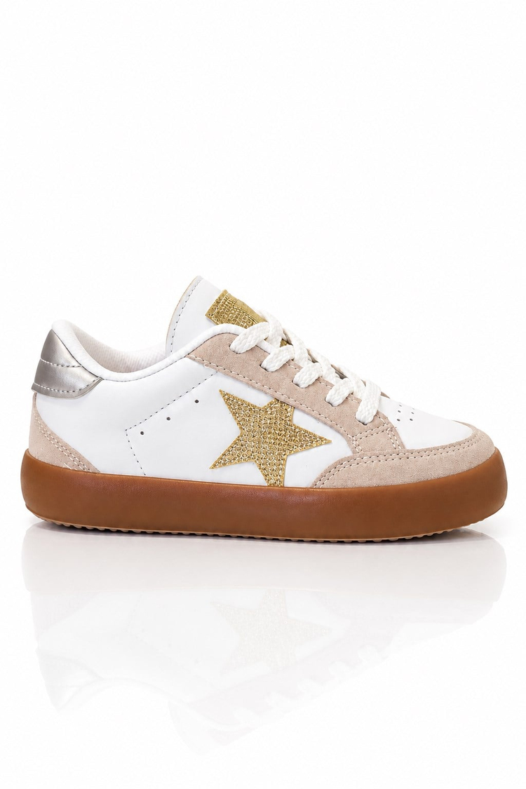 Termo Taban Rahat Kalıp Bağcıklı Sneaker Unisex Beyaz Sarı Sneaker TBZER090-1A