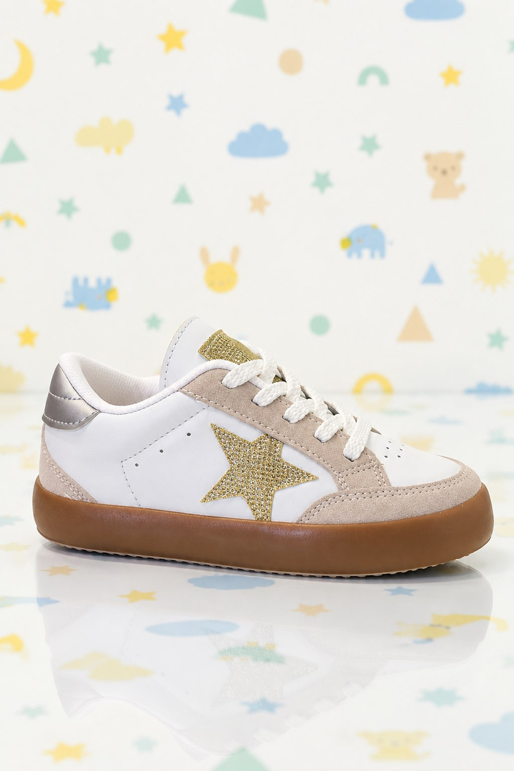 Termo Taban Rahat Kalıp Bağcıklı Sneaker Unisex Beyaz Sarı Sneaker TBZER090-1A