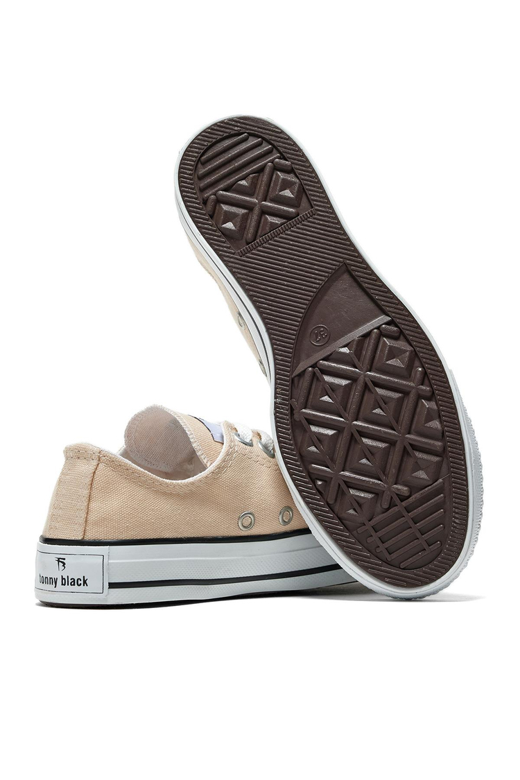 Unisex Bej Rahat Kalıp Sneaker Ayakkabı