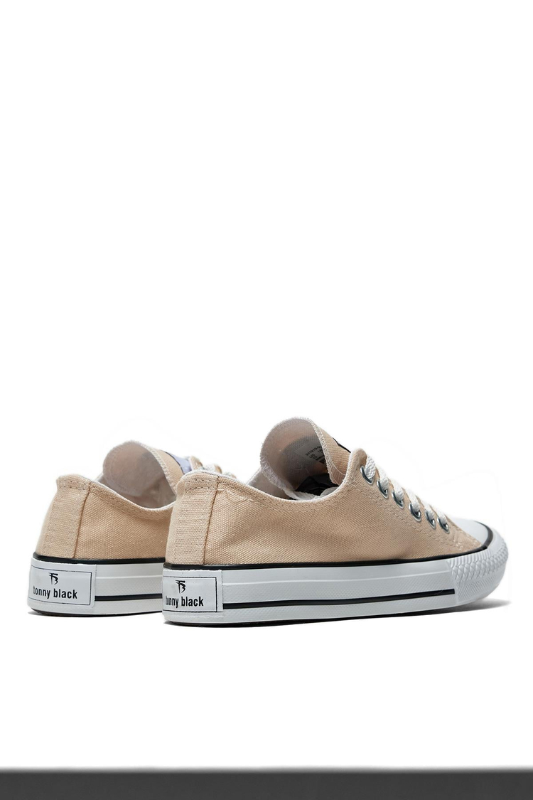 Unisex Bej Rahat Kalıp Sneaker Ayakkabı