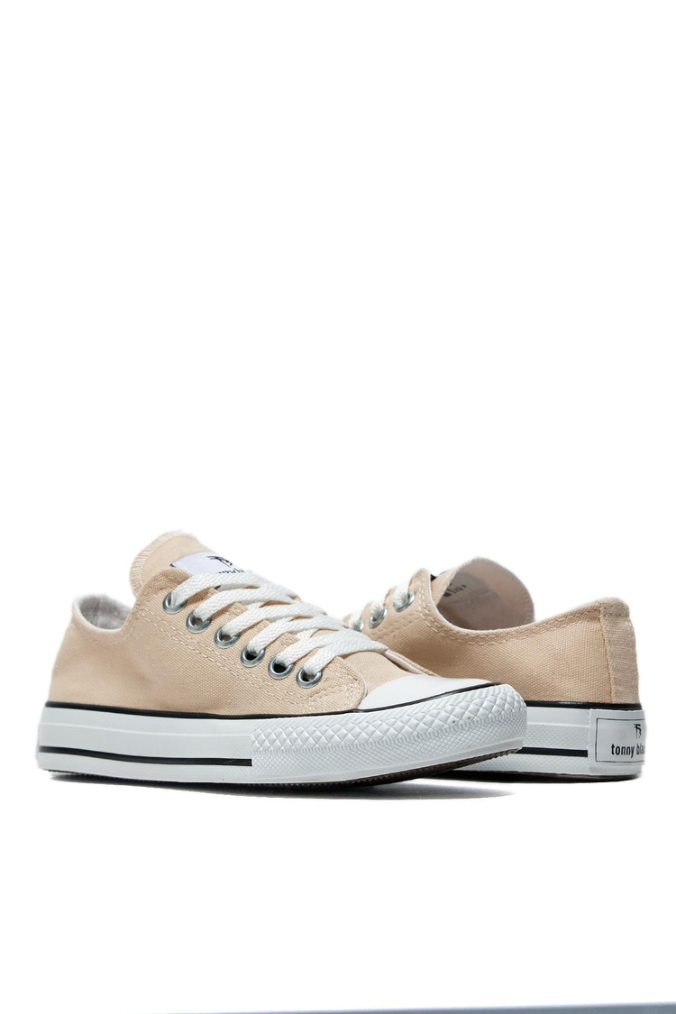 Unisex Bej Rahat Kalıp Sneaker Ayakkabı