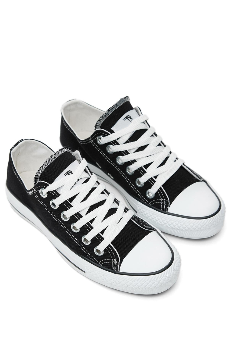 Unisex Siyah Rahat Kalıp Sneaker Ayakkabı