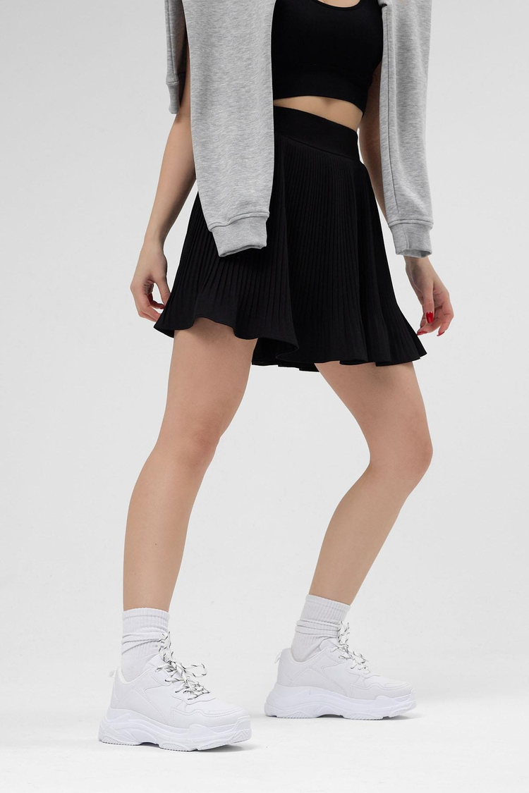 Yüksek Taban Bağcıklı Kadın Beyaz Cilt Spor Ayakkabı BLS-Q-1