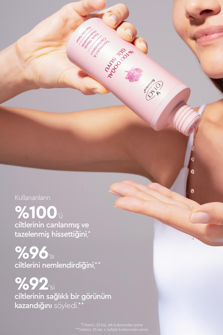 %100 Doğal Gül Suyu 