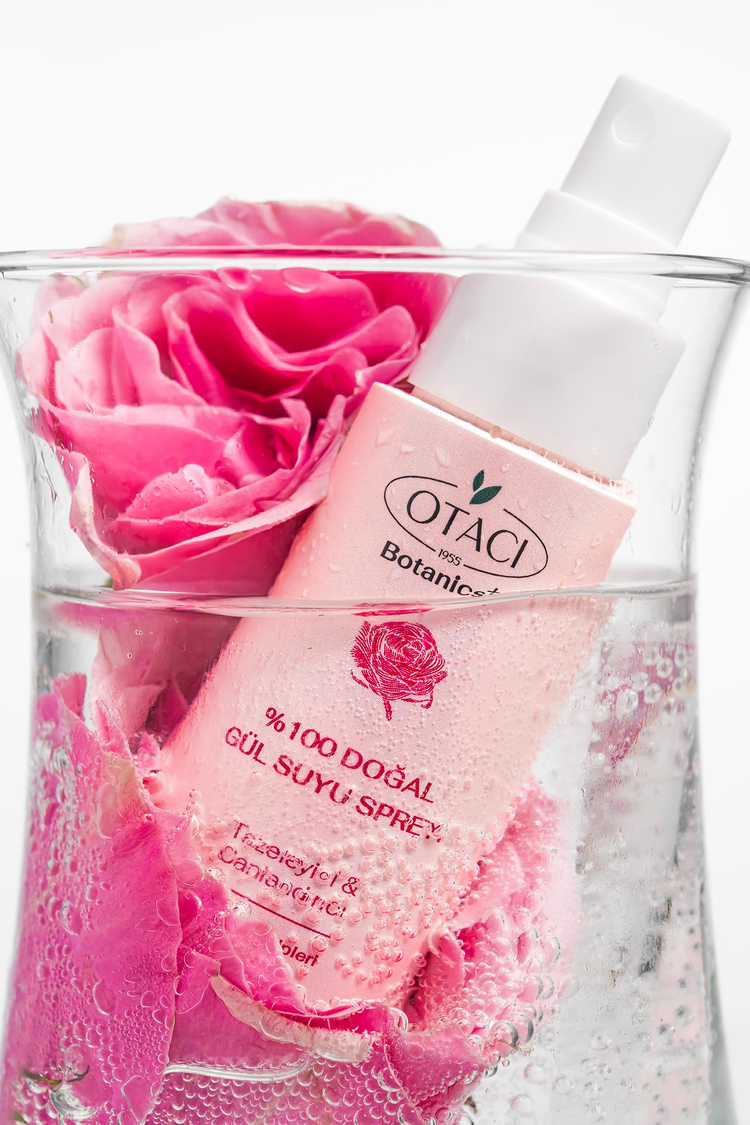 %100  Doğal Gül Suyu Spreyi