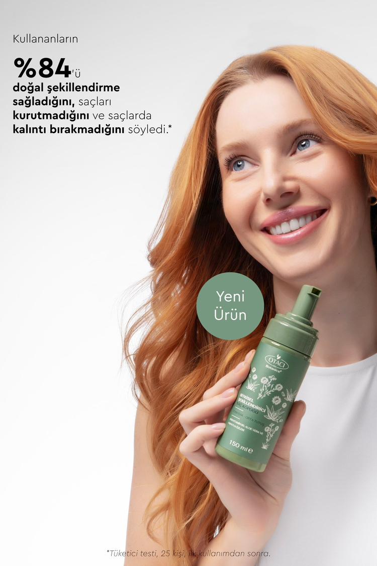 Botanics+ Bitkisel Saç Şekillendirici Saç Köpüğü Yumuşak-Orta Tutuş