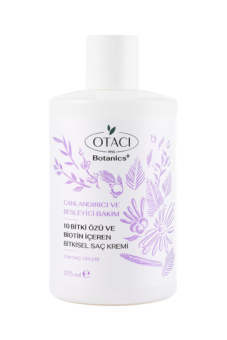 Botanics + Canlandırıcı & Besleyici Bakım- 10 Bitki Özü ve Biotin İçeren Bitkisel Saç Kremi