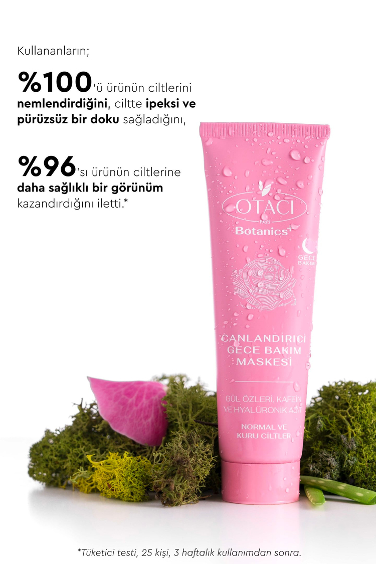 OTACI BOTANİCS+ CANLANDIRICI GECE BAKIM MASKESİ