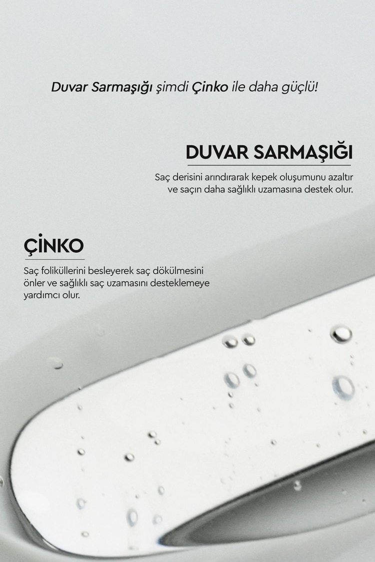 Botanics + Kepek Karşıtı Bakım - Duvar Sarmaşığı ve Çinko İçeren Bitkisel Şampuan