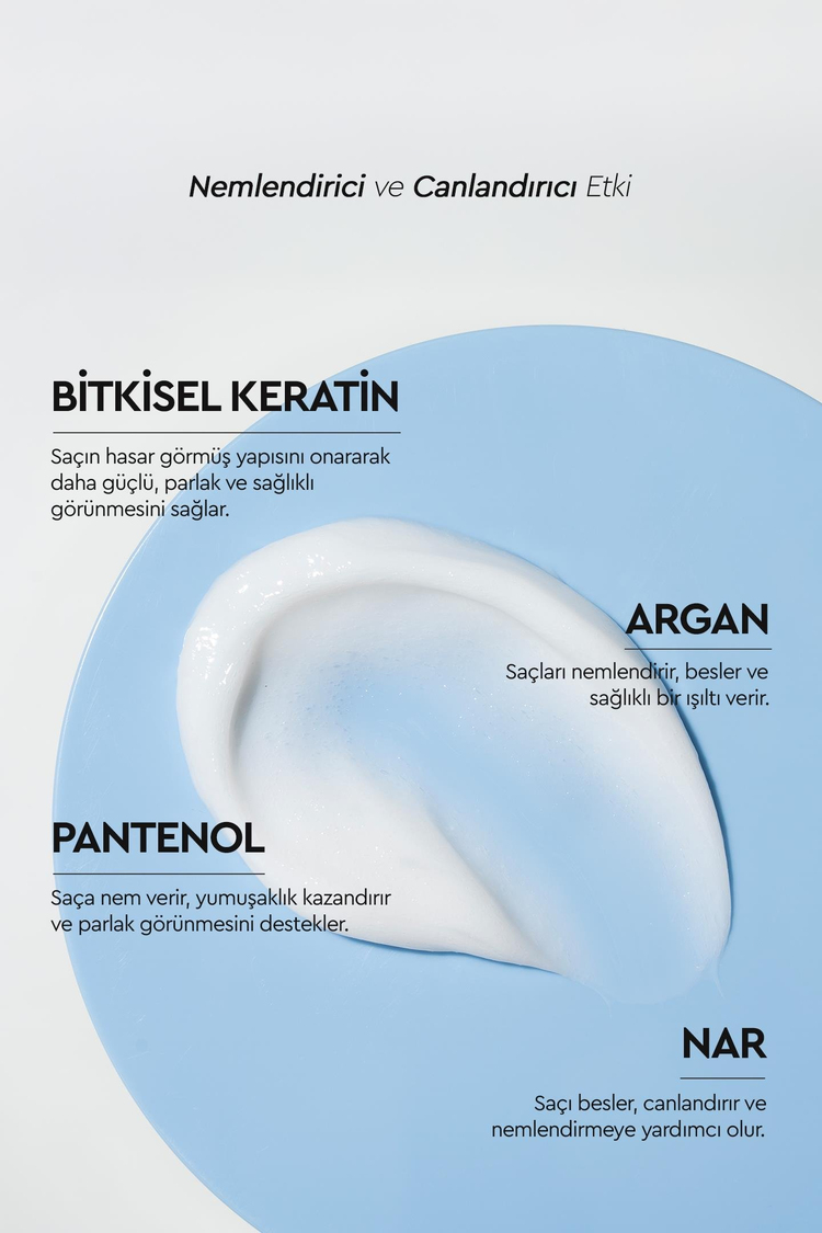 Botanics+ Nemlendirici ve Canlandırıcı Bitkisel Saç Bakım Maskesi