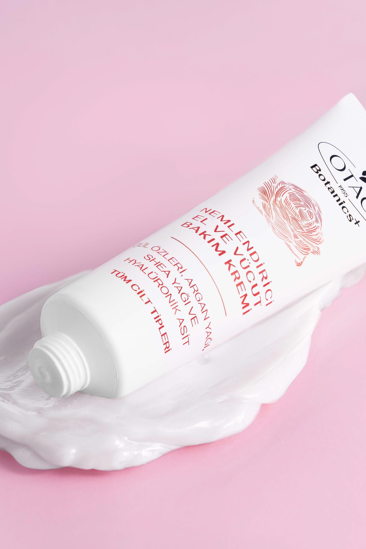 Botanics+ NemlendiriciI El ve Vücut Bakım Kremi - Gül Özleri ve Hyalüronik Asit