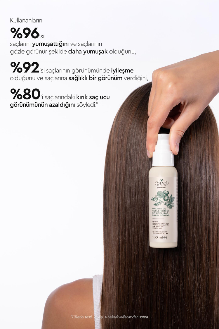 Botanics+ Onarıcı ve Güçlendirici Bitkisel Saç Bakım Serumu