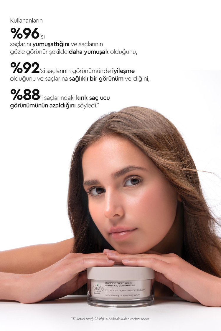 Botanics+ Onarıcı ve Güçlendirici Bitkisel Saç Bakım Maskesi 