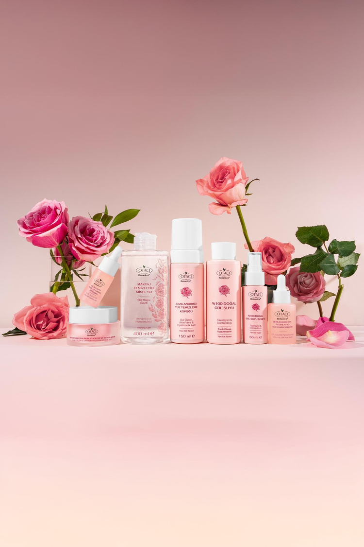 Nemlendirici Yüz ve Boyun Kremi - Gül Özleri , E Vitamini ve  Hyalüronik Asit